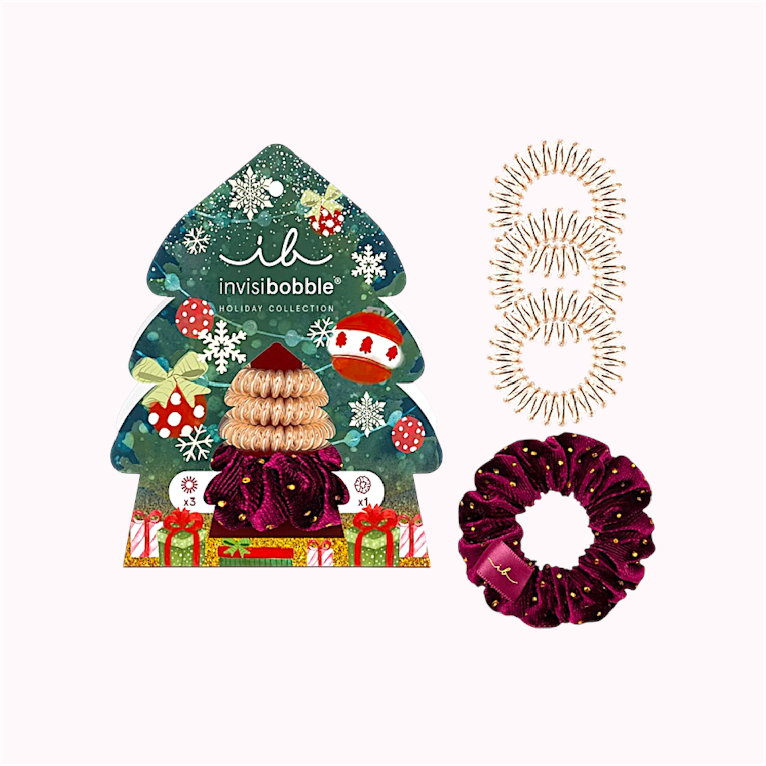 Invisibobble Good Things Come In Trees Set (4-delig)