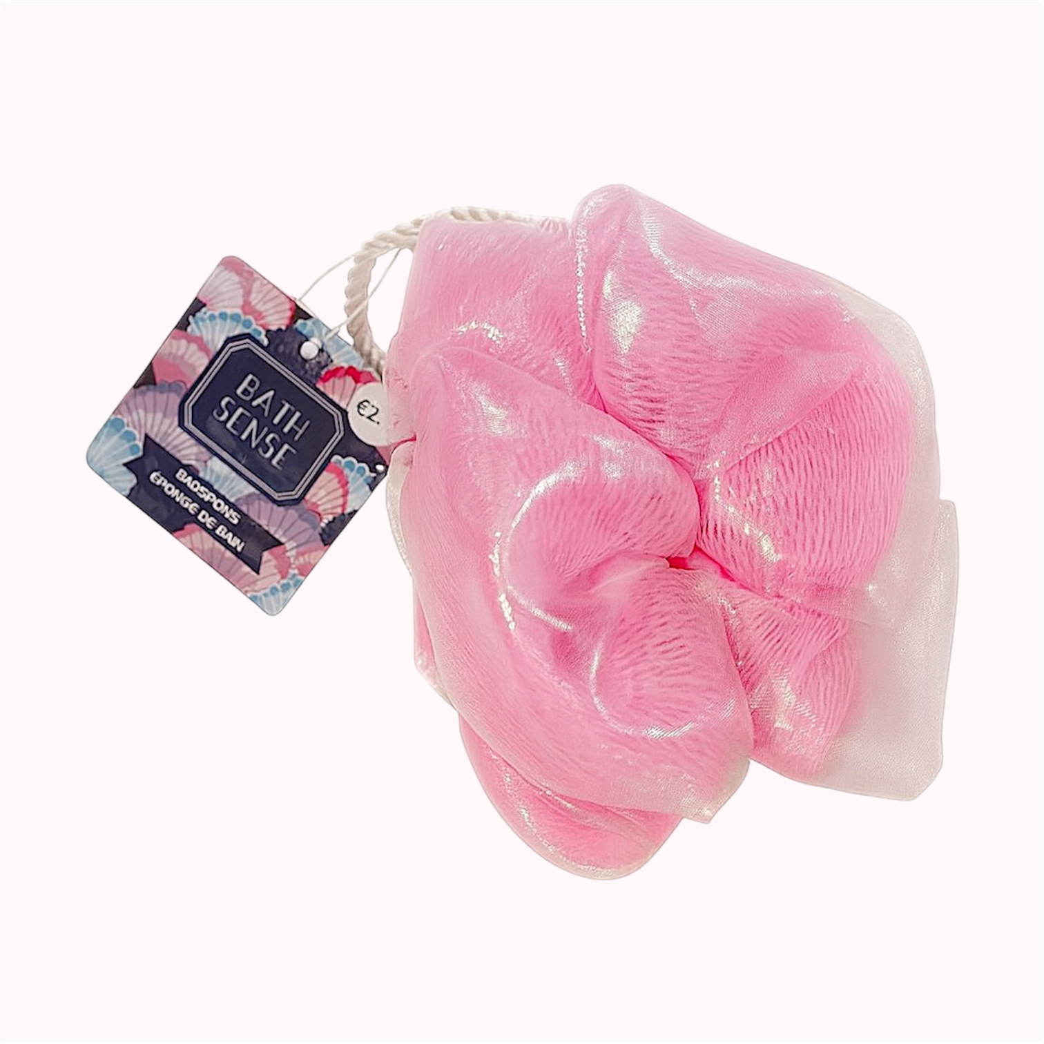 Bath Sense Roze Badspons