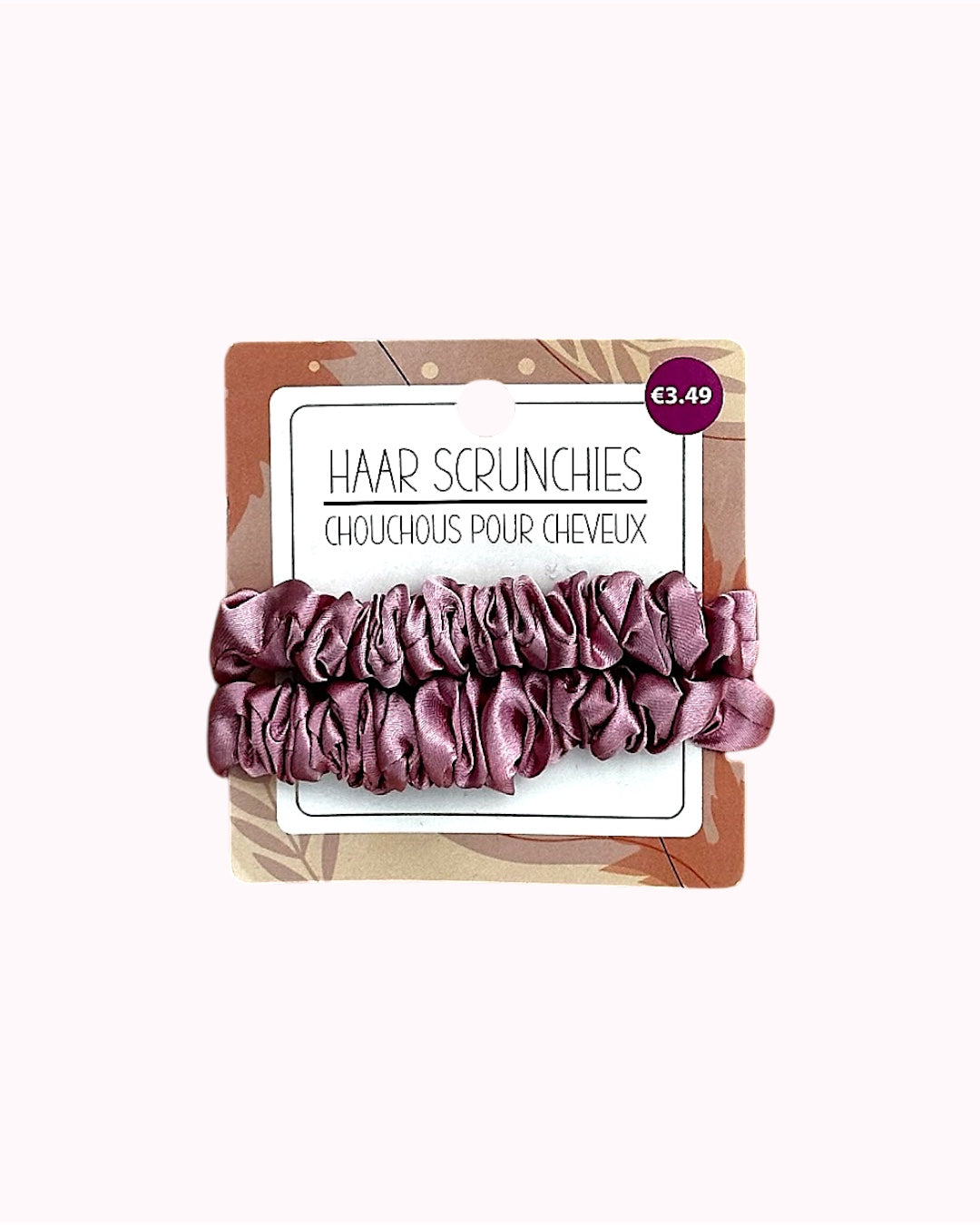 Haar Scrunchies – Set van 2 Satijnen Elastieken