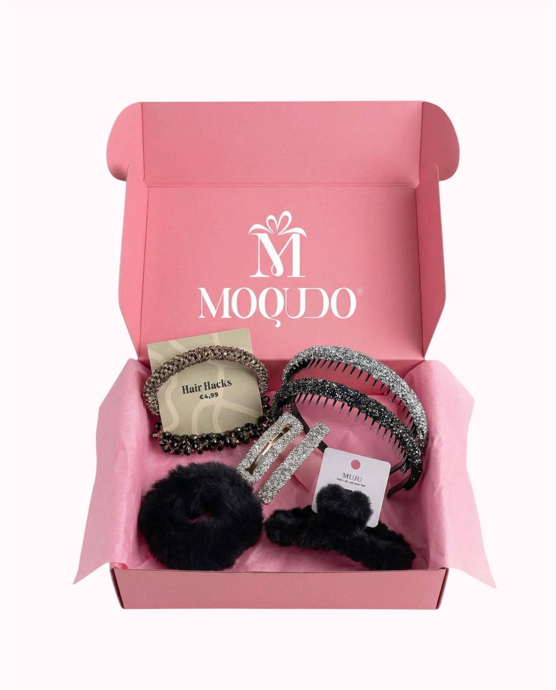 Haar Box Zwart-Zilver