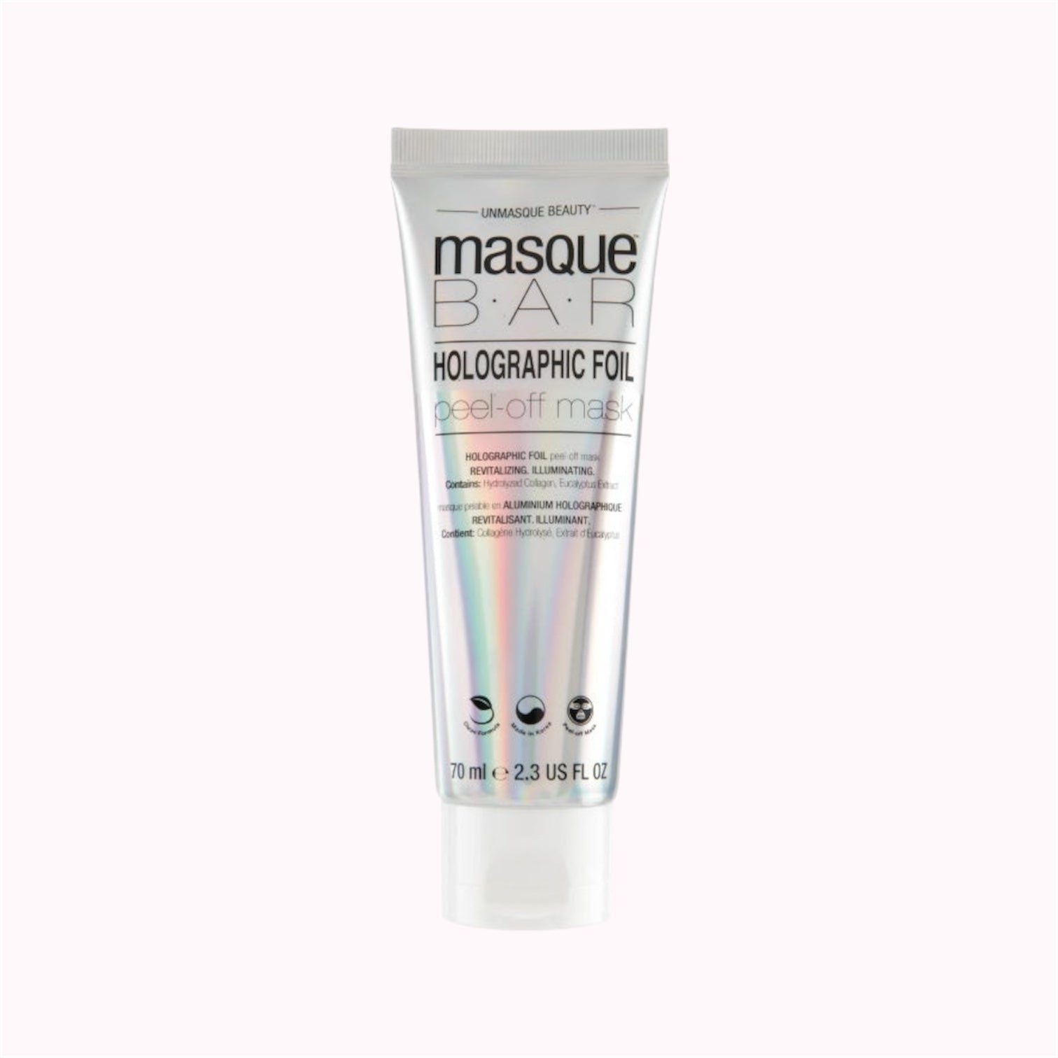 Masque B.A.R holographic foil peel-off mask
